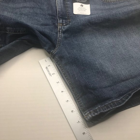 Lee Women's 20M Midrise Regular Fit Liberty Short Blue Denim Jean New With Tags - Picture 9 of 12